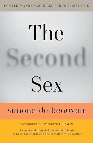 Cover of The Second Sex by Simone De Beauvoir