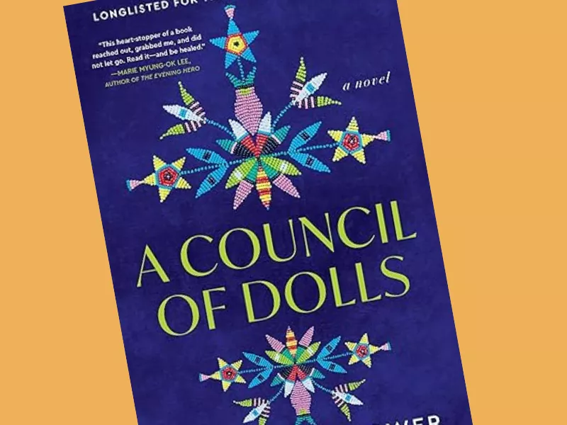 A Council of Dolls book cover against a yellow background