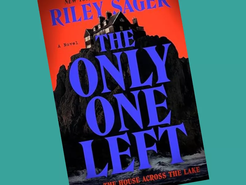 The Only One Left book cover against a teal background