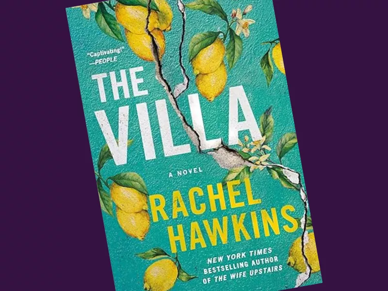 Villa by Rachel Hawkins cover on a purple background