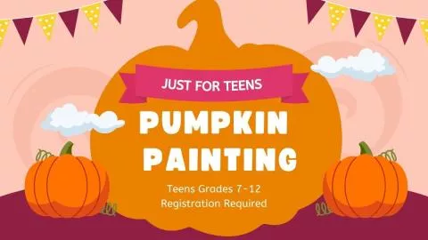 pumpkin painting program just for teens